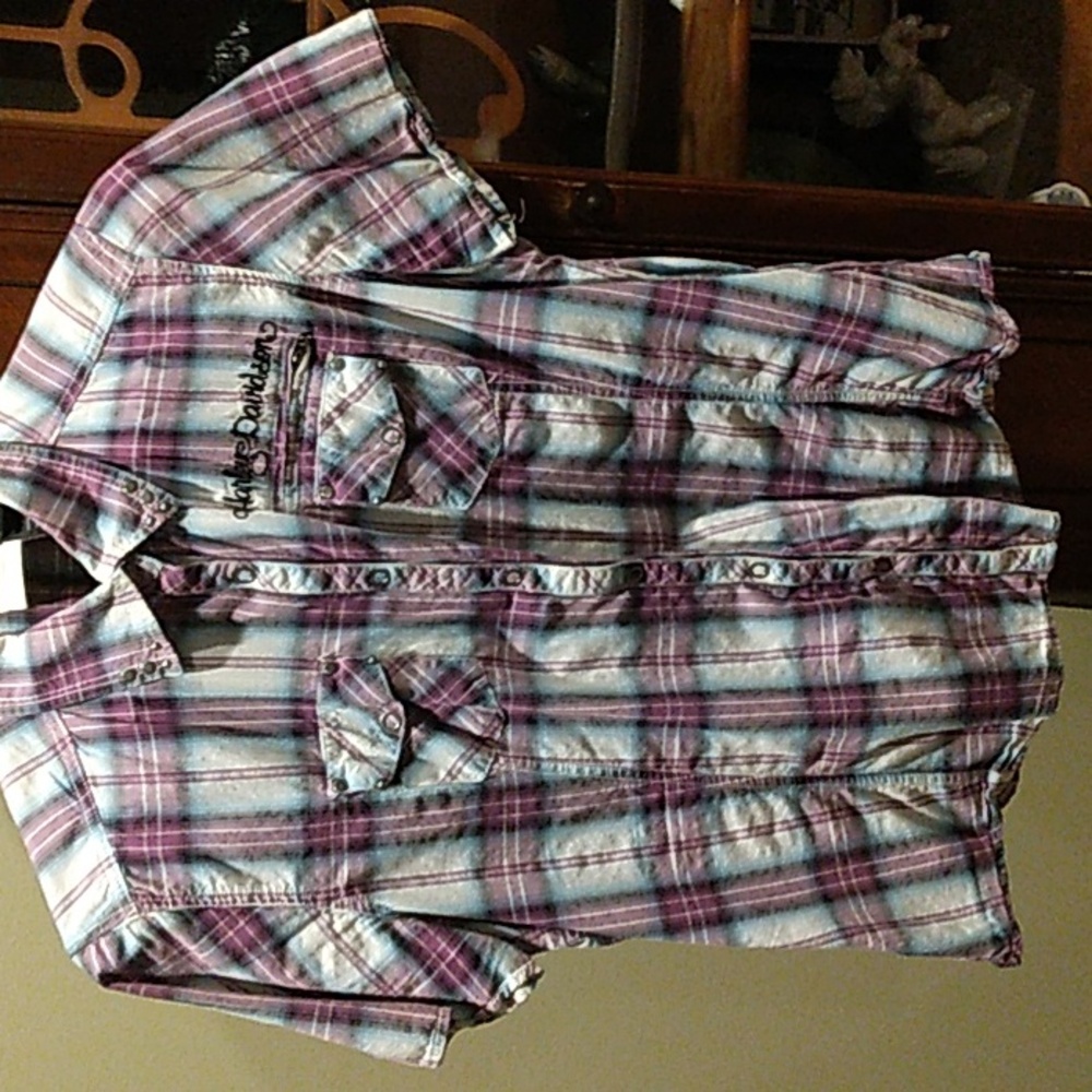 Harley Davidson Snap button up shirt